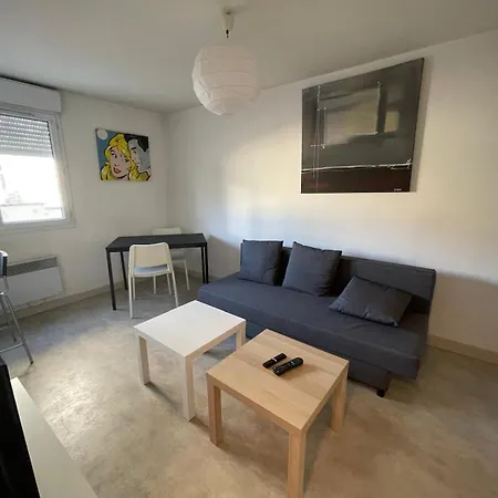 Lägenhet 20m2 Parking 4rue Proudhon Wifi Rdcsureleve *